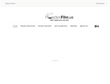 Tablet Screenshot of projectionfilm.us